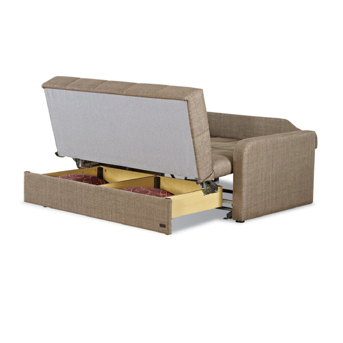 Latitude Run® Utica 74'' Upholstered Sleeper Sofa & Reviews Wayfair